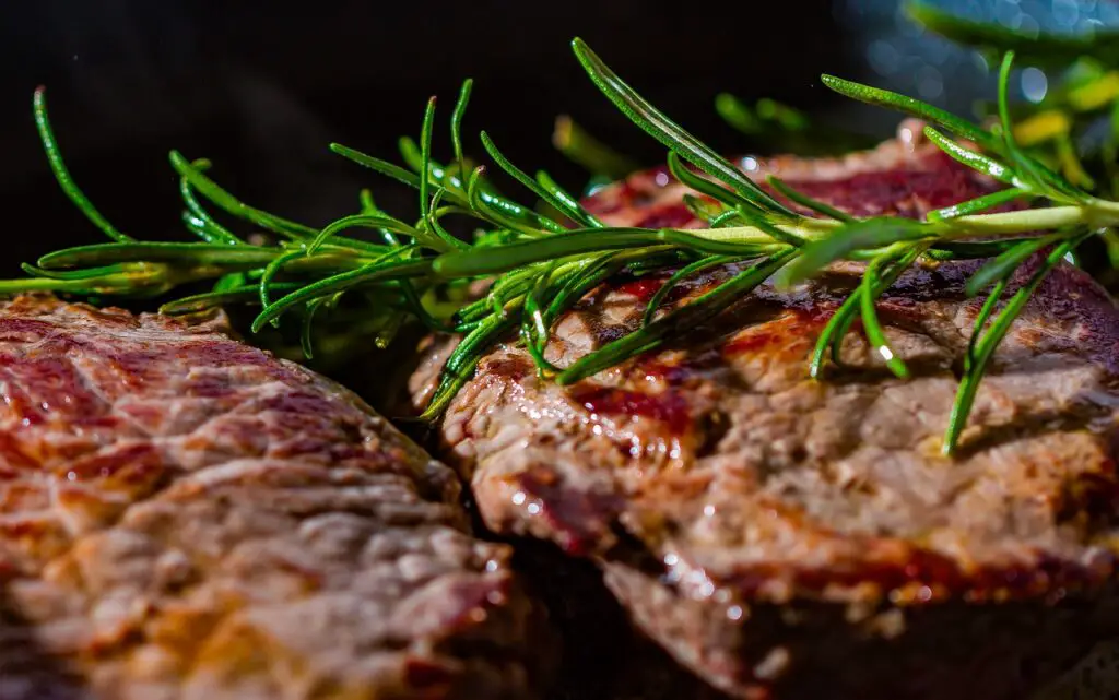 chopped steak